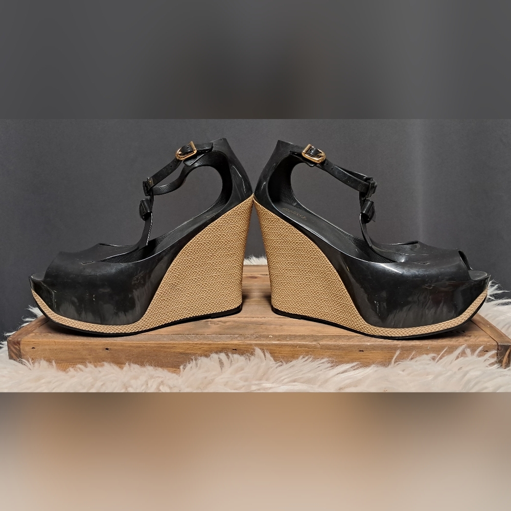 Melissa Peace VI Wedge Sandals Size 8 - Picture 6 of 9